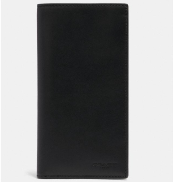 NWT Coach Black Slim Passport Wallet - Picture 2 of 7